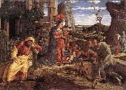 MANTEGNA, Andrea The Adoration of the Shepherds sf Sweden oil painting artist